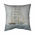 Fondo 26 x 26 in. Ship by A Cloudy Day-Double Sided Print Indoor Pillow FO2773568